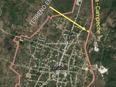TERRENO PARA USO COMERCIAL EN VENTA EN TENABO, CAMPECHE