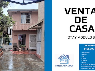 VENTA DE CASA EN OTAY MODULO 3