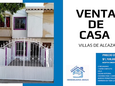 VENTA DE CASA EN VILLAS DE ALCAZAR