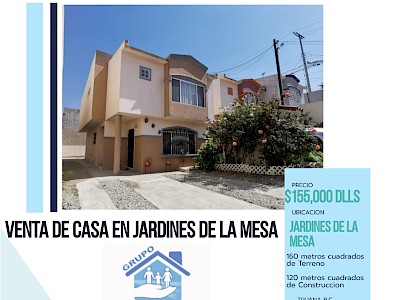 VENTA DE CASA EN JARDINES DE LA MESA