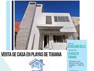 VENTA DE CASA EN PLAYAS DE TIJUANA