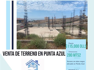 VENTA DE TERRENO EN PUNTA AZUL