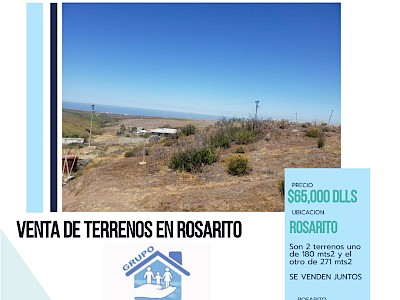 VENTA DE TERRENOS EN ROSARITO