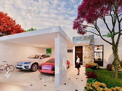 VENTA DE CASA DE UNA PLANTA EN PRIVADA DE CONKAL