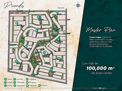 PREVENTA LOTES RESIDENCIALES PREMIUM, CUATRO LAGOS MÉRIDA
