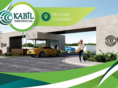 TERRENOS EN VENTA EN KABÍL RESIDENCIAL, TELCHAC PUERTO, YUCATÁN