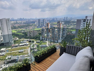 Hermosos departamento en piso alto en avivia bosque real 