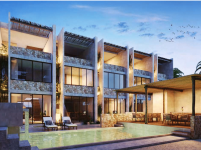 PREVENTA DE TOWNHOUSE EN LA PLAYA DE CHICXULUB, PTO