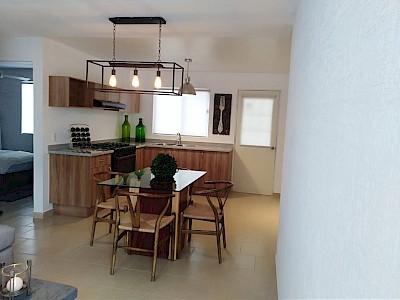 VENTA DEPARTAMENTOS EN 1er. NIVEL DOS RECAMARAS UN BAÑO COMPLETO EN CLUSTER CON SEGURIDAD Y ALBERCA