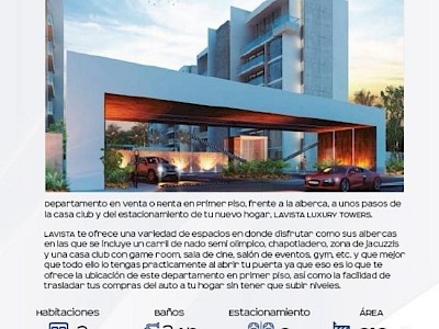 DEPARTAMENTO EN RENTA O VENTA LA VISTA 