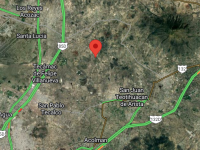 Increíble terreno a solo 25 minutos del AIFA y Las Pirámides 