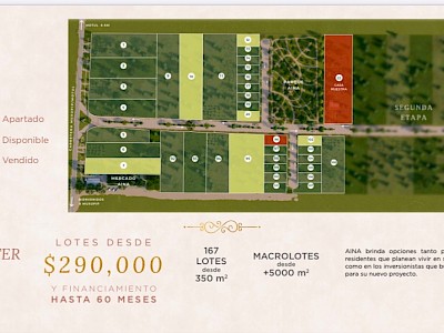 VENTA DE LOTES IDEALES PARA CASA DE CAMPO, GRANJA O QUINTA