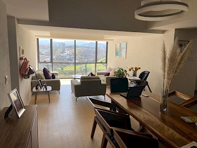 Hermoso departamento seminuevo en central park bosque real