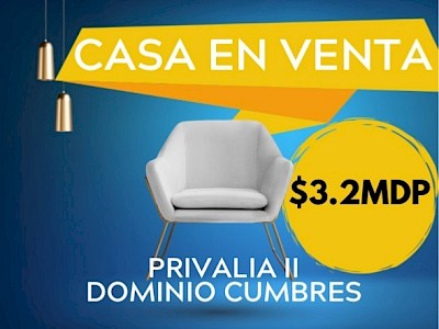 Venta Privalia II Dominio Cumbres, Garcia, Nuevo León