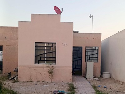 VENTA  CASA DE UNA PLANTA VALLE SOLEADO, REYNOSA