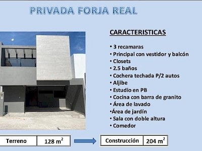Venta Casa Privada Forja Real