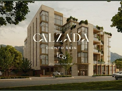 Calzada 106, Lujoso departamento en Calzada del Valle