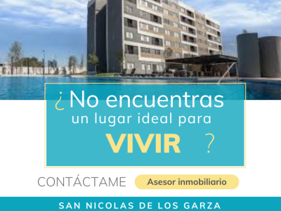 VENTA DE DEPARTAMENTO, SAN NICOLAS DE LOS GARZA, NUEVO LEON