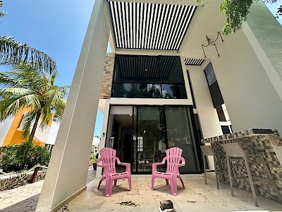 Venta de villa dentro de privada en Telchac Puerto, Yucatán