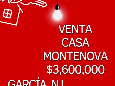 CASA EN VENTA MONTENOVA, GARCÍA, NUEVO LEÓN