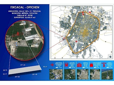 Terreno en Venta en Mérida, Yucatán. A metros de Periférico Poniente. 