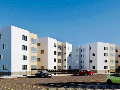 Venta o renta cómodo departamento en Privalia con balcón.  
