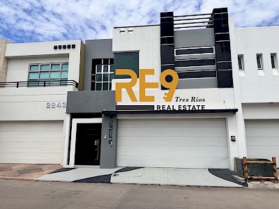 RESIDENCIA AMUEBLADA Y EQUIPADA EN RENTA  TRES RIOS, CULIACÁN