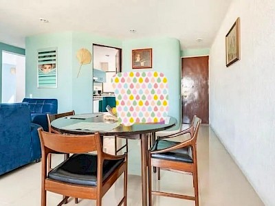 RENTA  DEPARTAMENTO   AMUEBLADO EN ADOLFO  PRIETO   COL.DEL VALLE.