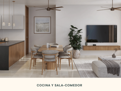 Departamento en preventa en planta baja con piscina COVALIA