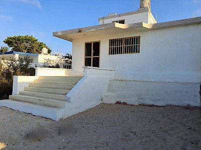 CASA DE PLAYA FRENTE AL MAR, CHELEM, YUCATAN