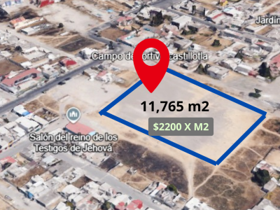 Hectárea en Venta en Castillotla Puebla