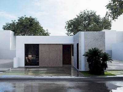 CASA DE UNA PLANTA FRENTE PARQUE JAMADI, MODELO AQUA, ZIBATÁ, QUERÉTARO