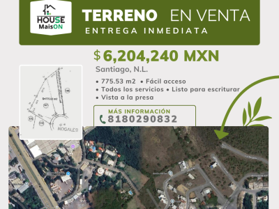 Excelente Terreno en Santiago Listo para construir