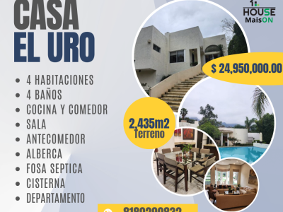 Casa de Lujo en Ell Uro